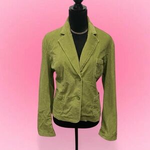 💚Elegant Olive Green Women's Blazer